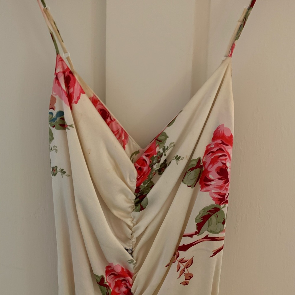 Floral silk Betsey Johnson dress